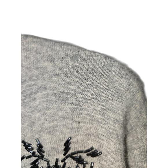 Vtg Marissa Christina Wool/Angora Beaded Pearl Buttons Sweater Size L Desc* - Picture 9 of 10